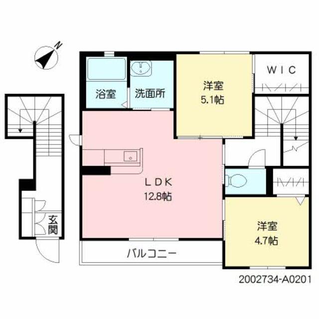 スピカ　テラスの間取り