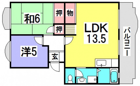 ハイネス井口の間取り