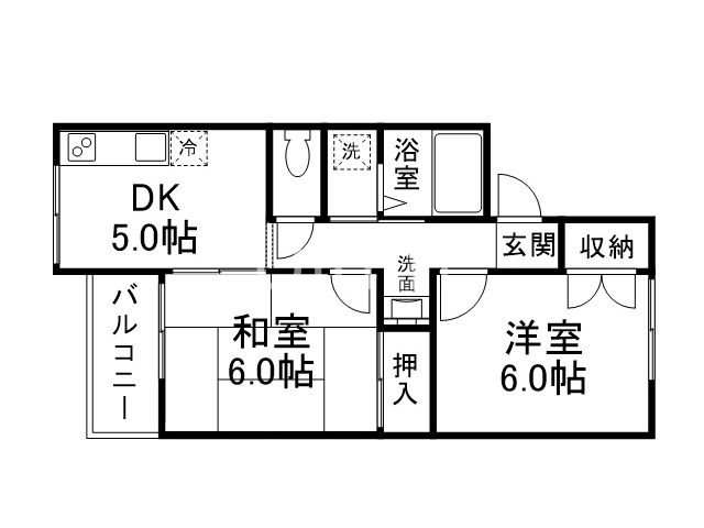 第三芳月ハイツの間取り