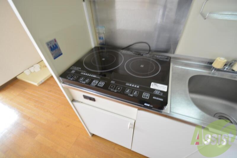 キッチン　ガスコンロでお料理ラクラク