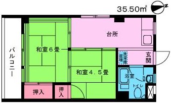 町田マンションの間取り