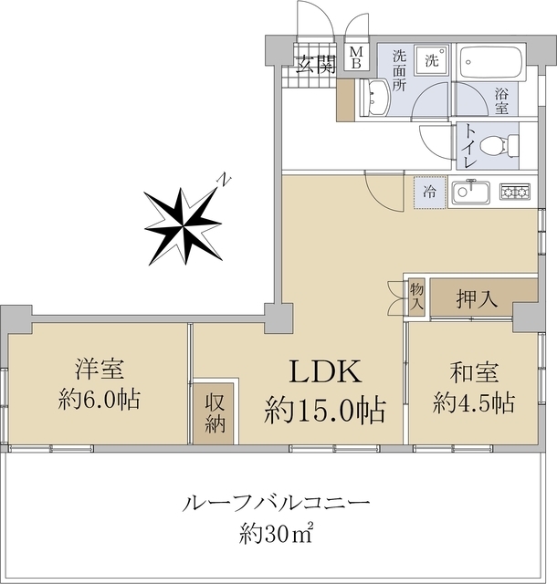 ライオンズマンション経堂の間取り