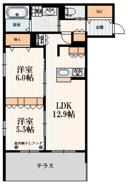 Ｌｅ　Ｃｉｅｌの間取り