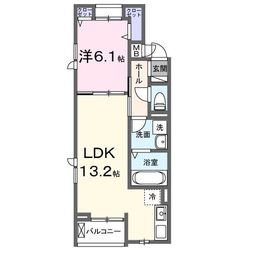 ニュー．リーヴァ２５の間取り