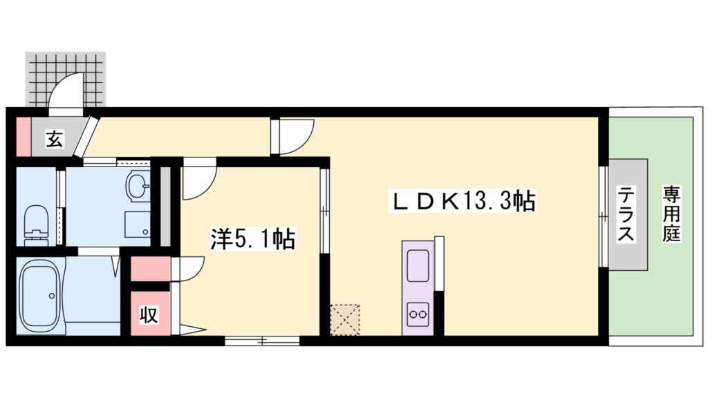 エンカーサ加古川駅北の間取り