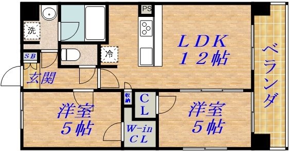 セイワパレス都島駅前の間取り