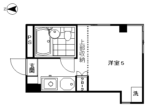 旗の台山興ビルの間取り