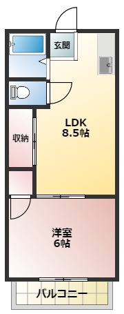 第一左京山荘の間取り