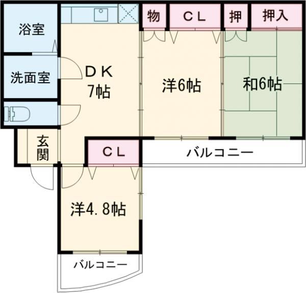 グランドゥールＹＵＡＳＡの間取り