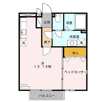 サンフォンテAの間取り