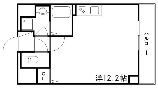 姫路市忍町のマンションの間取り