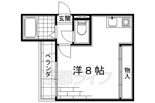 中之町ハイツの間取り