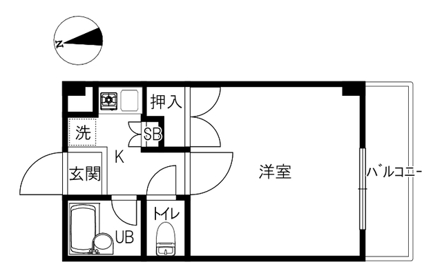 クラシック１９８の間取り