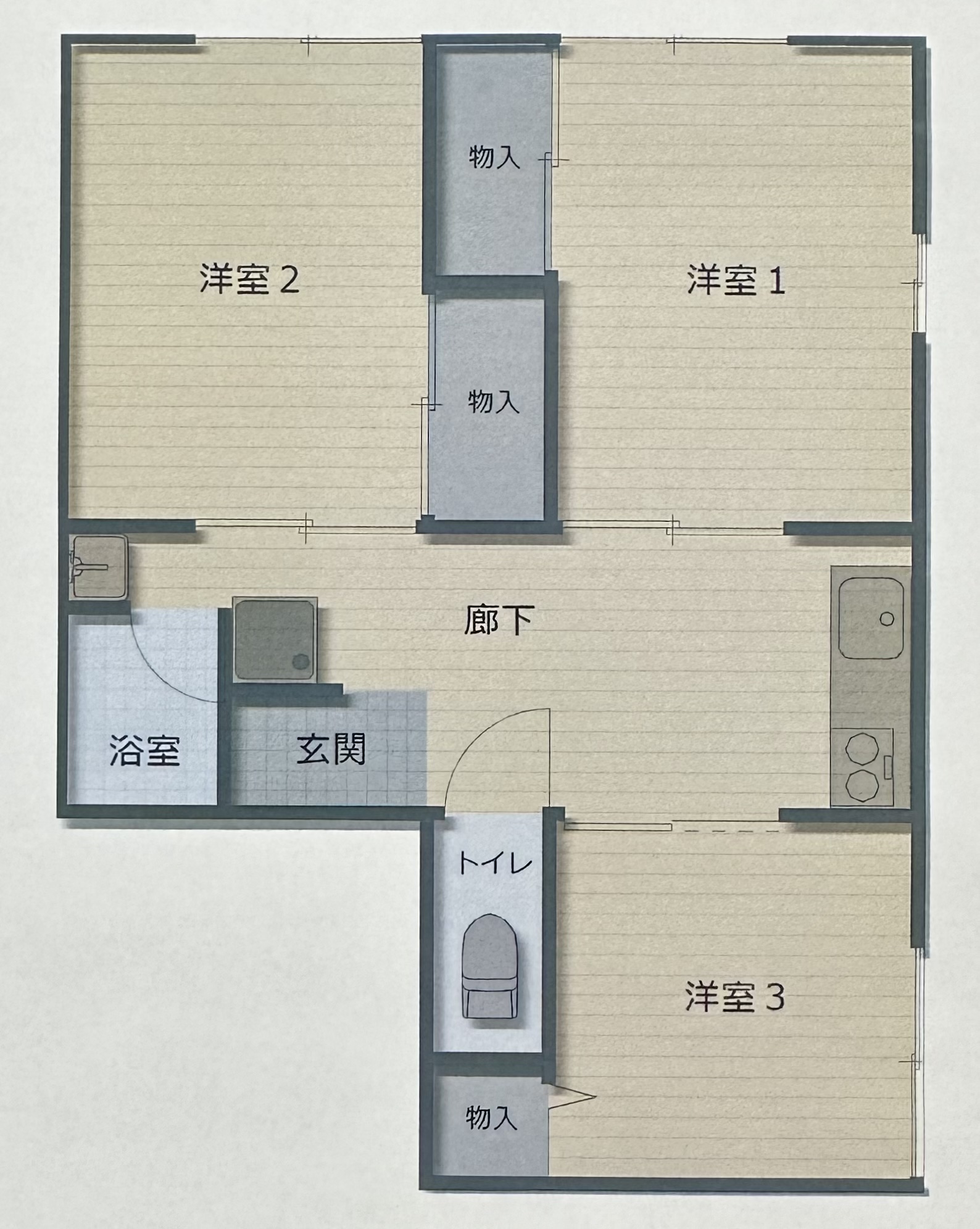 シティハイムヤマトコーポの間取り