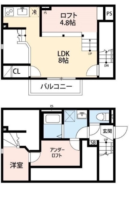 robot home 西大宮Aの間取り