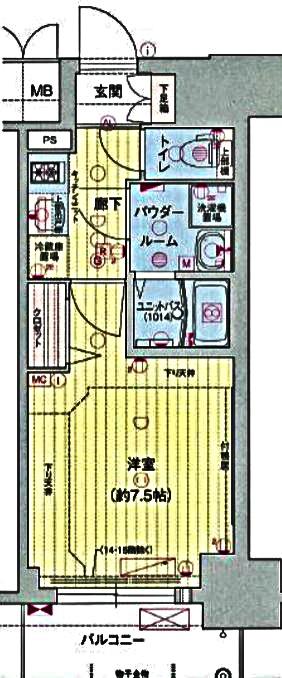 プレサンス桜通ザ・タイムズの間取り