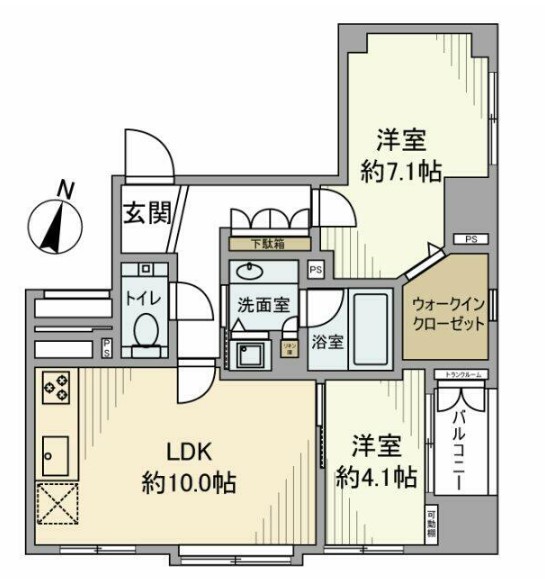 クレアホームズ小石川の間取り