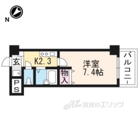 レイクヴュー堅田の間取り