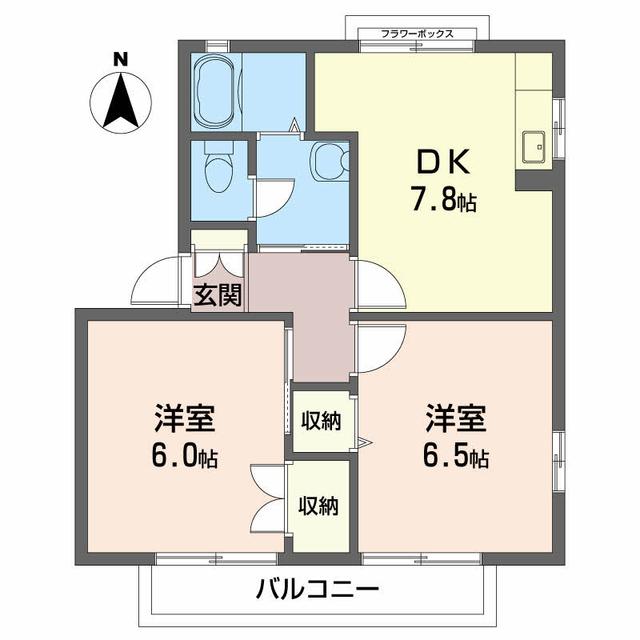 エコープラザVの間取り