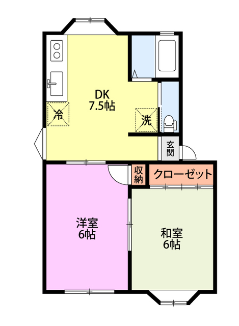 バイオレットの間取り