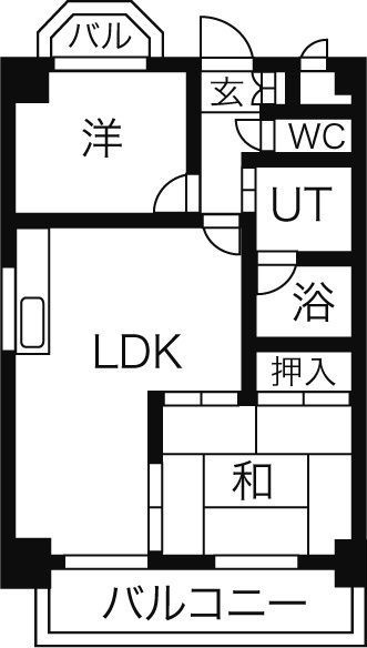 リヴァーサイド植田の間取り