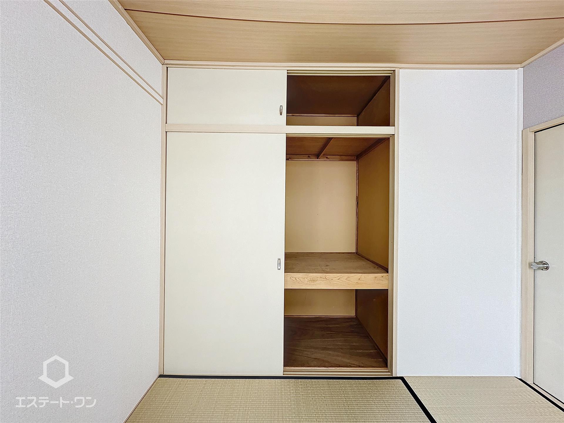 収納　たっぷりしまえる押し入れタイプ◎