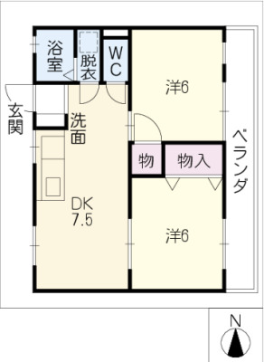 アヴァン２１の間取り