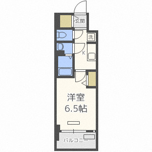 プレサンス上町台筆ヶ崎　ＮＯＲＴＨの間取り