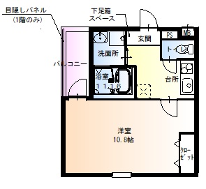 フジパレス百舌鳥本町5番館の間取り