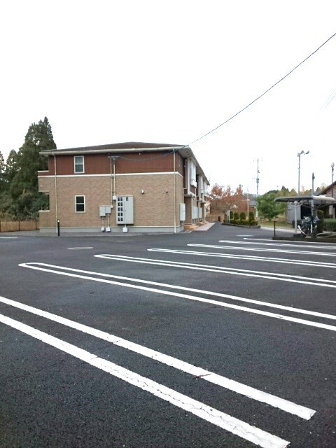 【鹿児島市石谷町のアパートの駐車場】