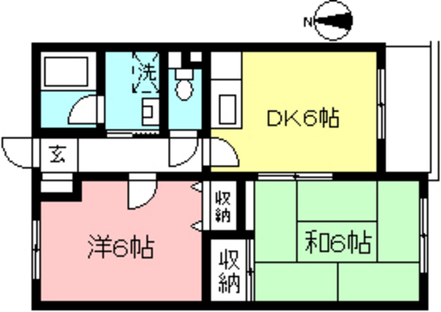 川崎市麻生区東百合丘のマンションの間取り