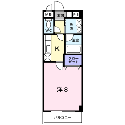 アミーズプレイスの間取り