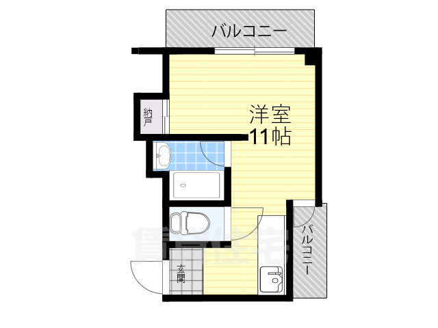 コーポイン長居A棟の間取り