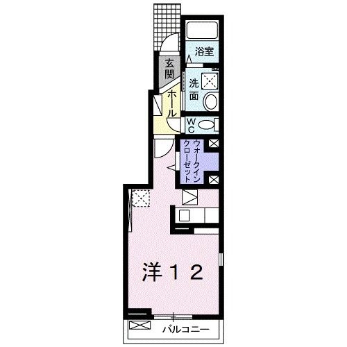 有田郡有田川町大字水尻のアパートの間取り