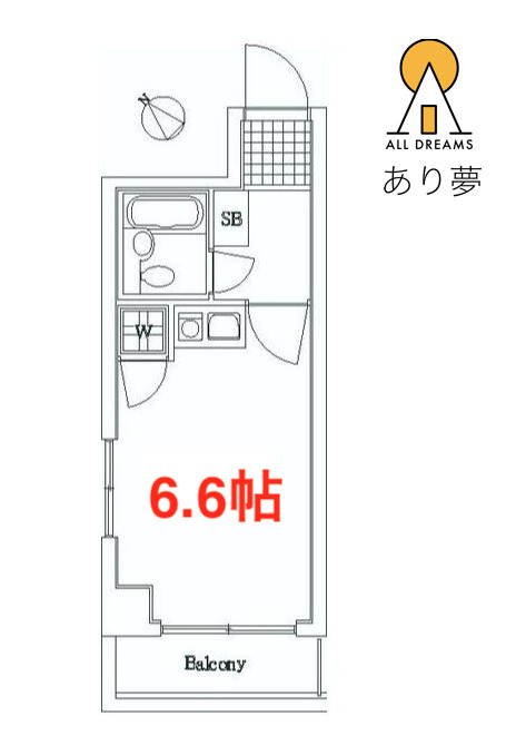 モンテベルデ第五横浜の間取り