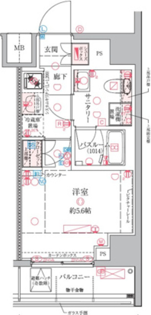 クレヴィスタ横浜関内の間取り