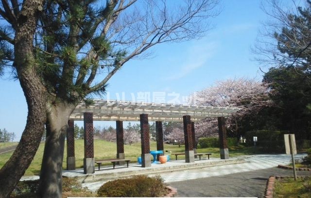 【新潟市東区新松崎のアパートの公園】