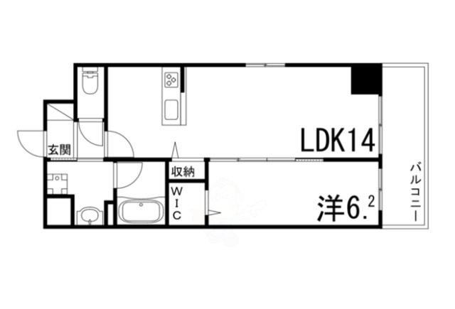 ル・シエル呉服町の間取り