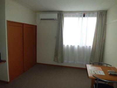 居室・リビング　カーペット敷きの居室です。