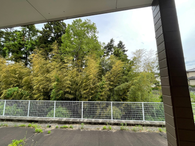 眺望　天気の良い日には外干しができますね。