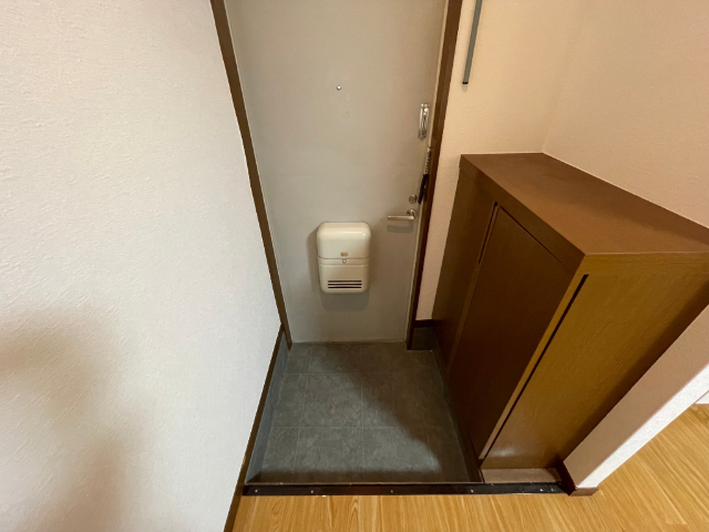 玄関　玄関スペース。郵便受けも付いています。