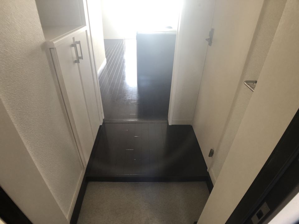 玄関　玄関から見た室内です