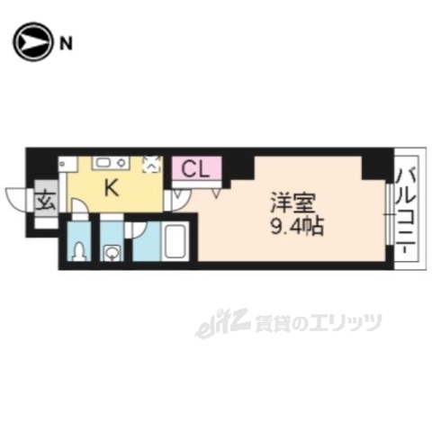 フジテラス東山三条の間取り写真