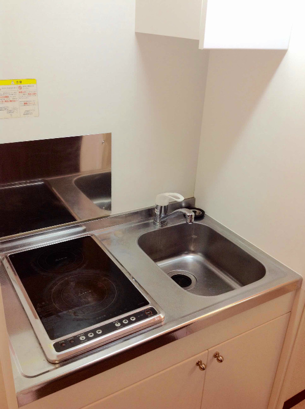 キッチン　2口ＩＨコンロ付のキッチンです。