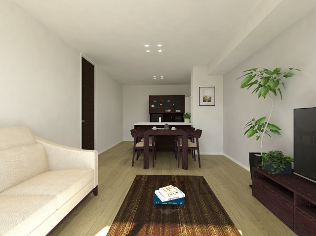 居室・リビング　完成予想図