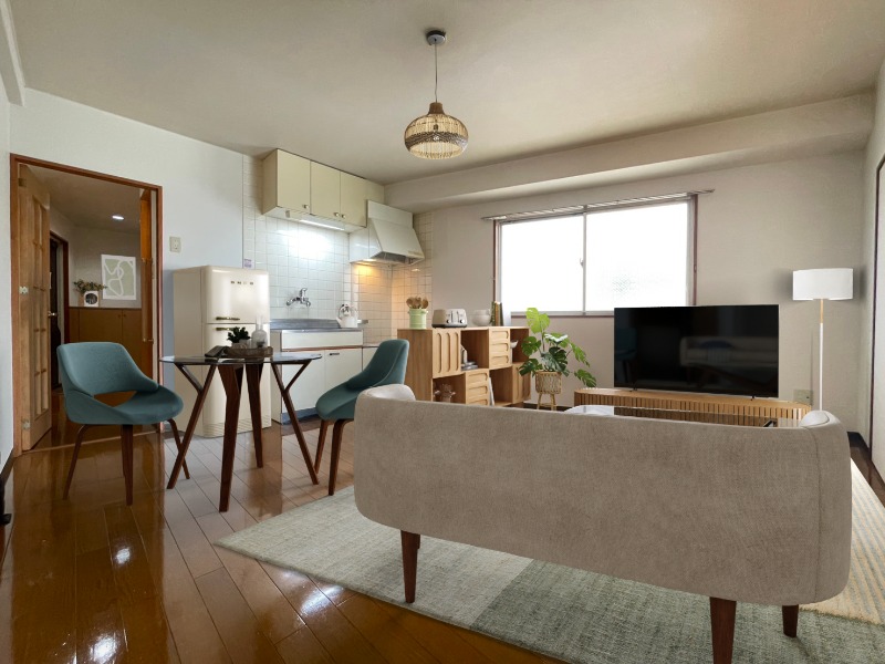 居室・リビング　ＣＧ写真になります。物件に付帯するものではありません