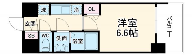 プレサンス名古屋STATIONフレアの間取り