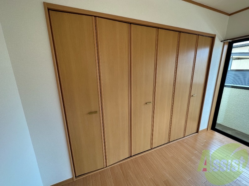 収納　収納は大きなクローゼットでした。中が気になります。