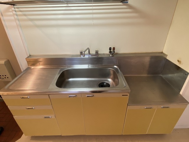 キッチン　２口ガスコンロ設置できます