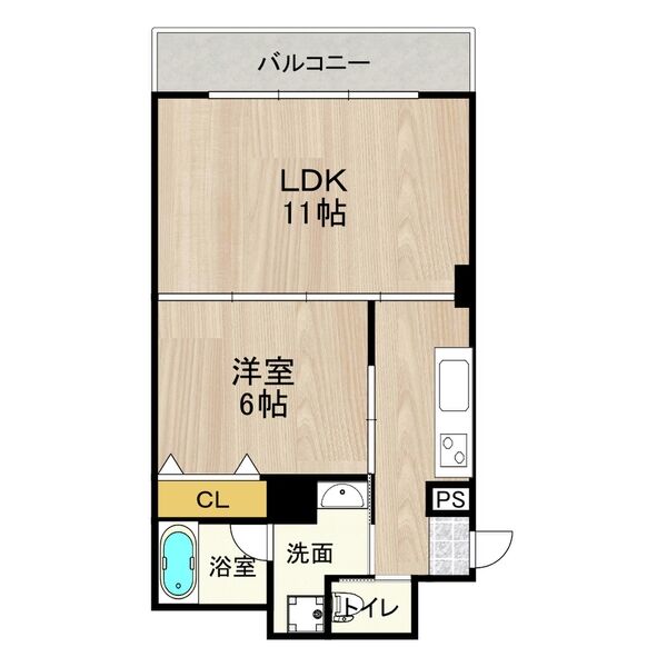 CITY SPIRE難波WESTIIの間取り写真